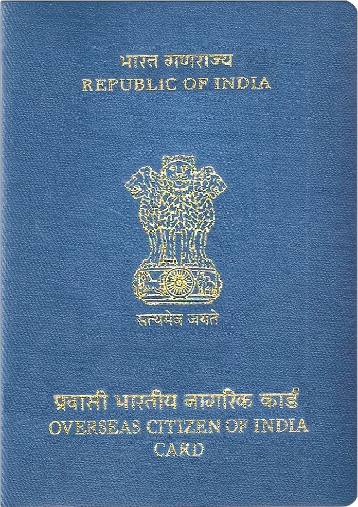 Carte OCI - Overseas Citizen of India